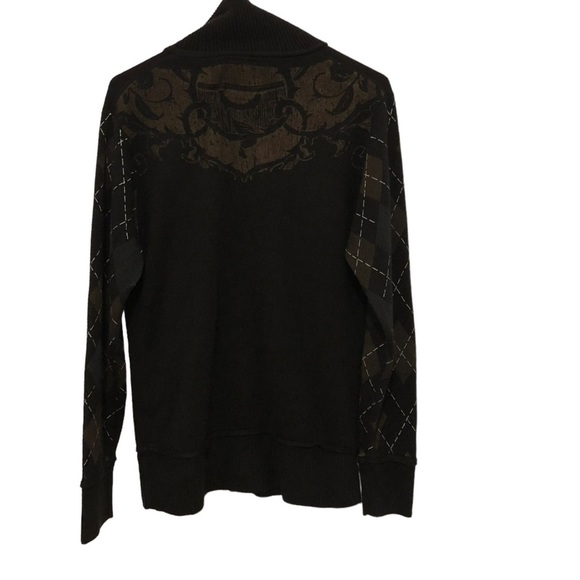 Men’s BKE Argyle Cardigan EUC - Picture 5 of 6